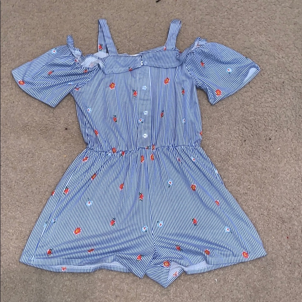 Medium striped romper